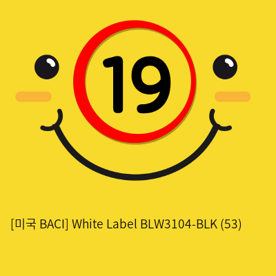 [미국 BACI] White Label BLW3104-BLK (53)