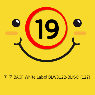 [미국 BACI] White Label BLW3122-BLK-Q (127)